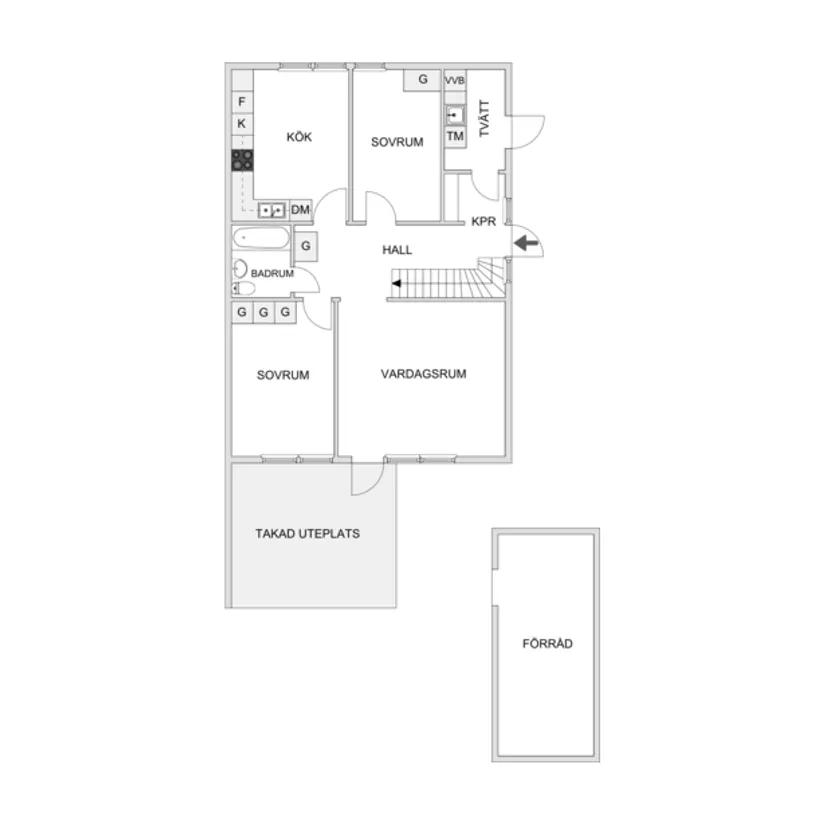 Villa, Radhus, Mjölnarstigen 20, Mölnbo, Södertälje