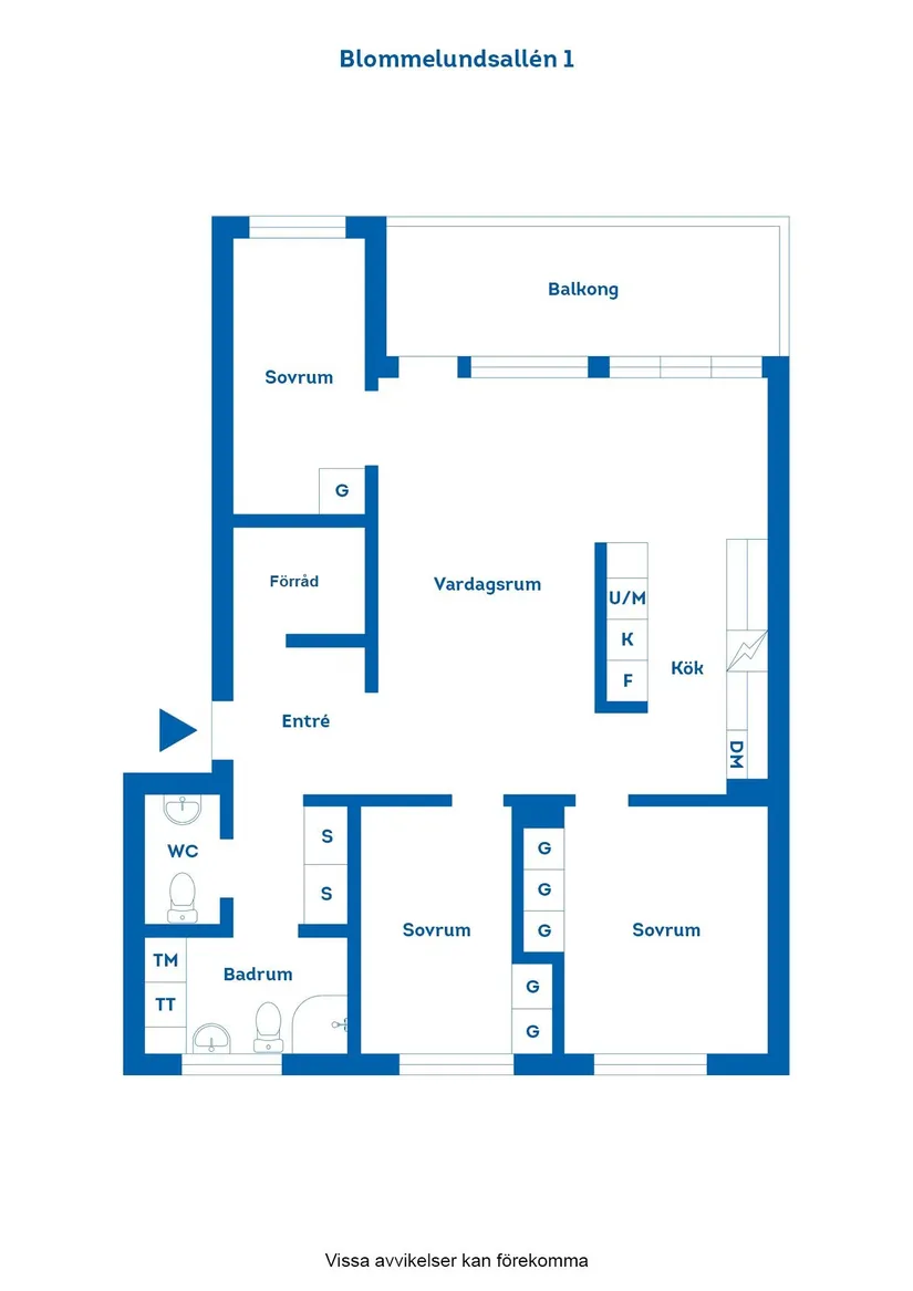 Bostadsrätt, Blommelundsallén 1, Sandbyhov, Norrköping