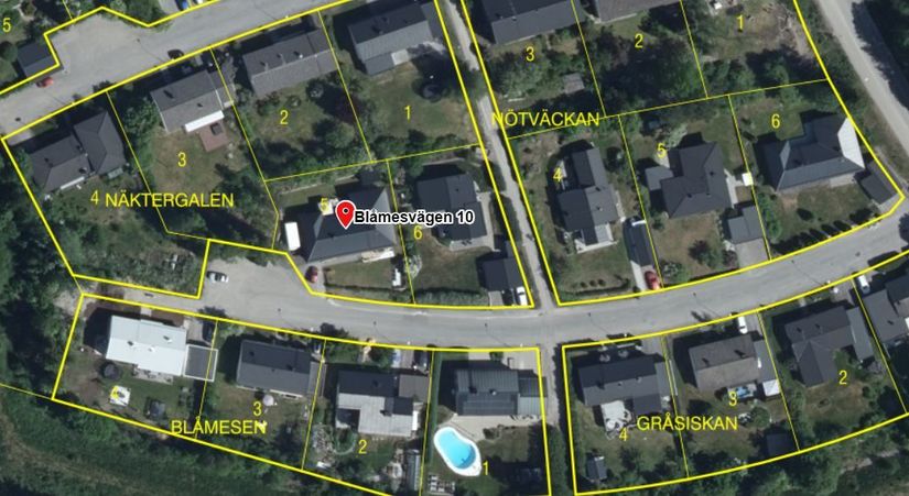 Villa, Blåmesvägen 10, Sundsvall - Bydalen, Sundsvall