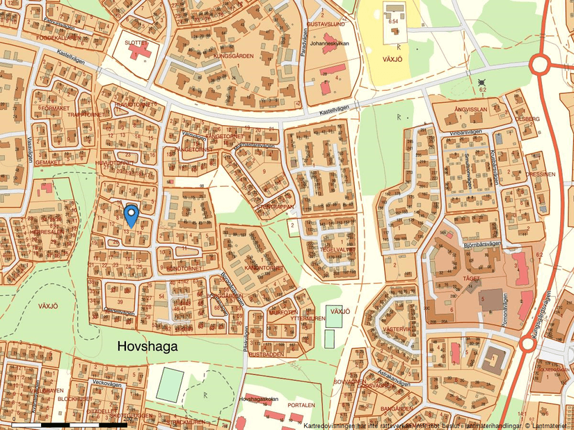 Villa, Blockhusvägen 3, Hovshaga, Växjö