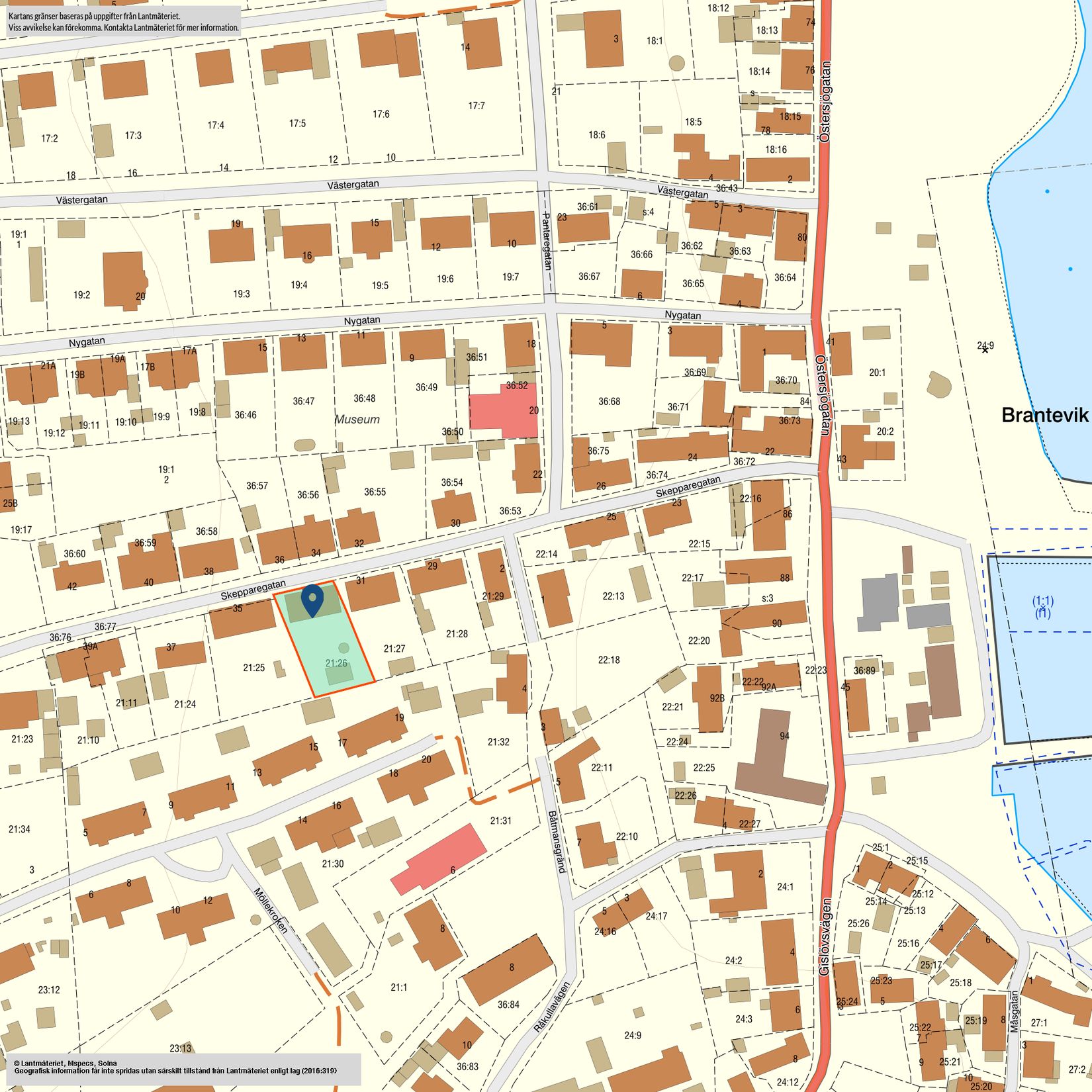 Villa, Skepparegatan 33, Brantevik, Simrishamn