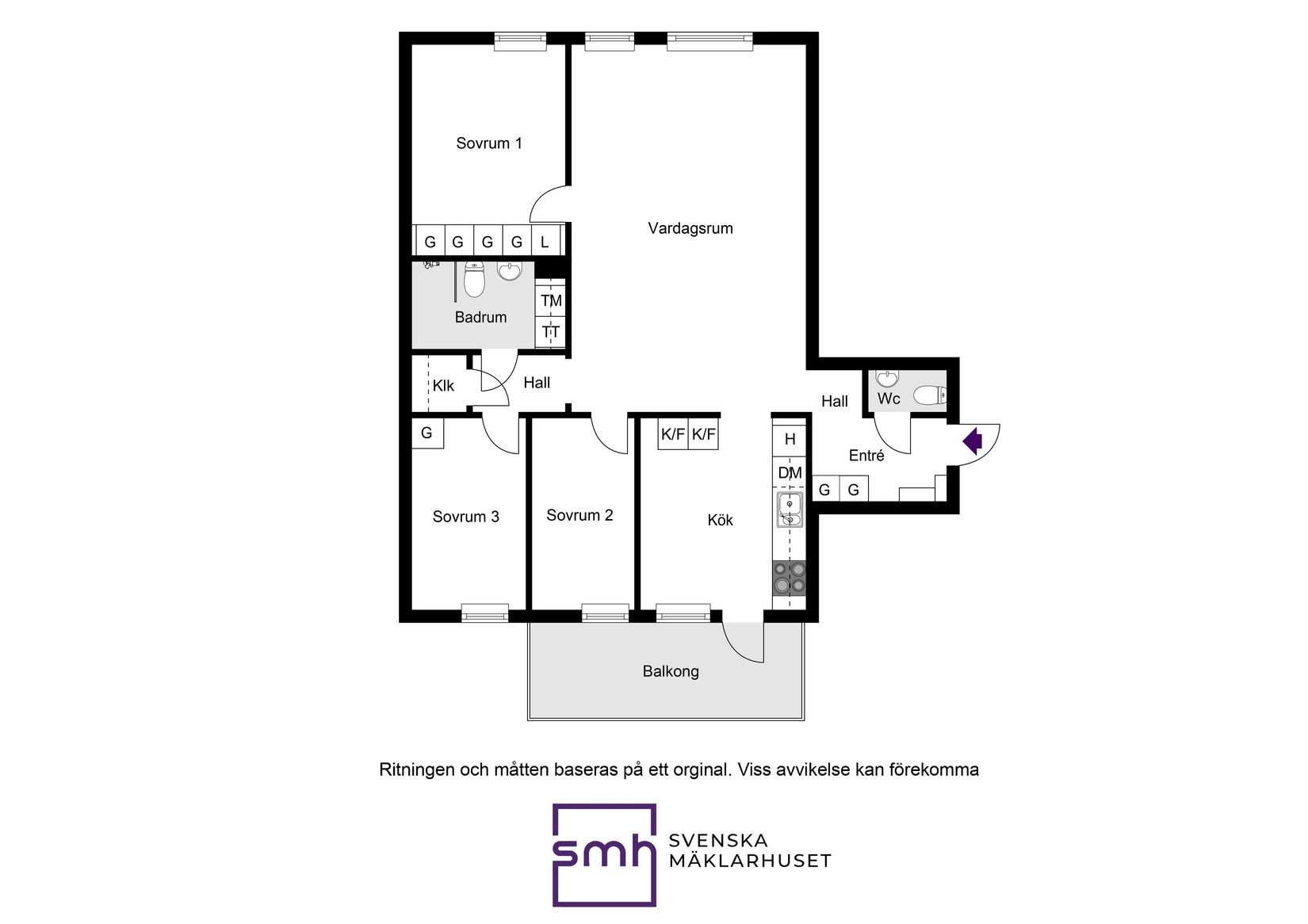 Bostadsrätt, Emils gata 11A, 3 tr., Bromma / Annedal, Stockholm