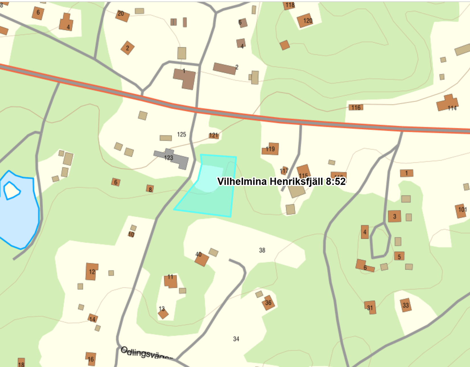 Tomt, Henriksfjäll 121B, Kittelfjäll, Vilhelmina