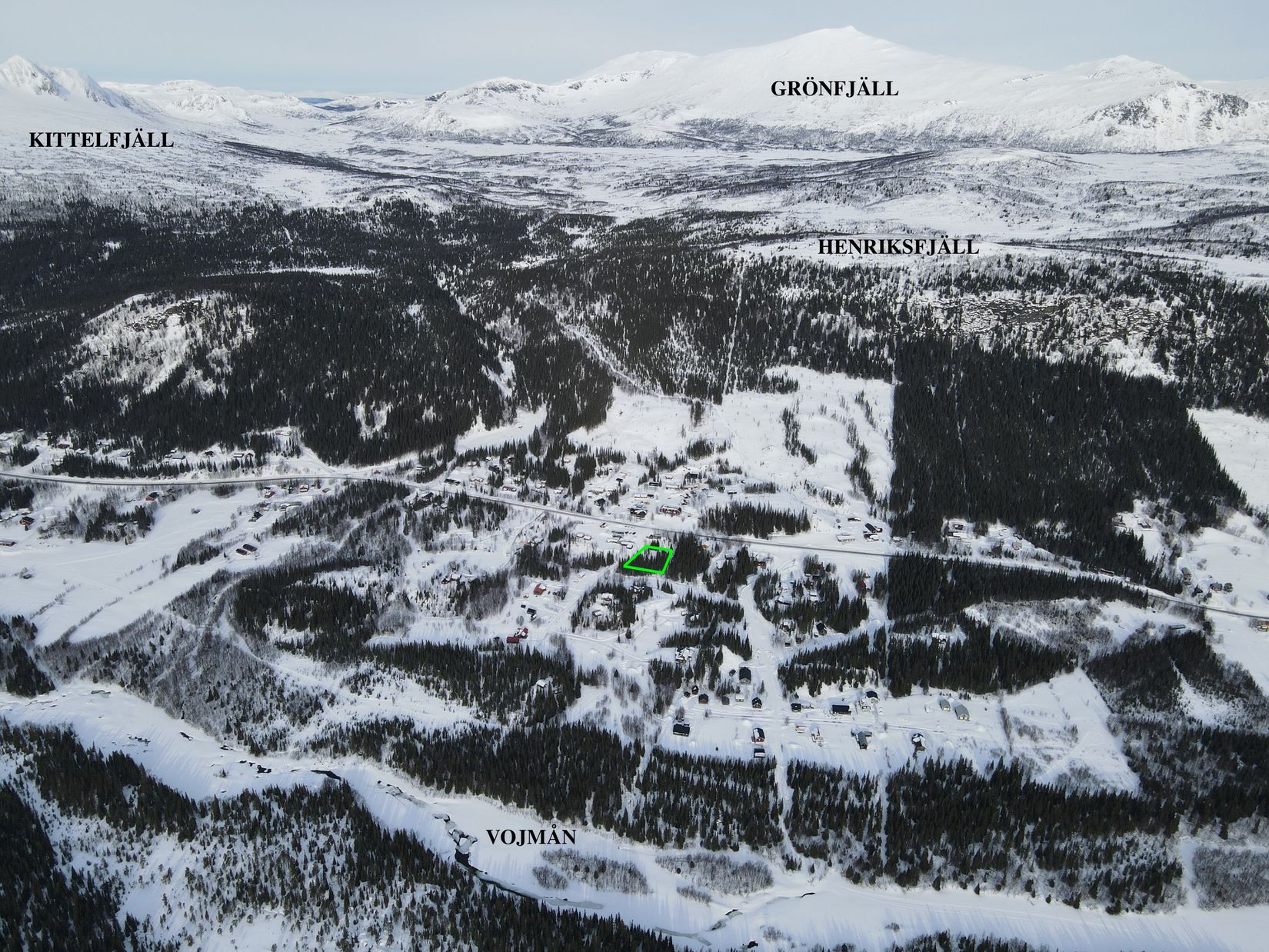 Tomt, Henriksfjäll 121B, Kittelfjäll, Vilhelmina