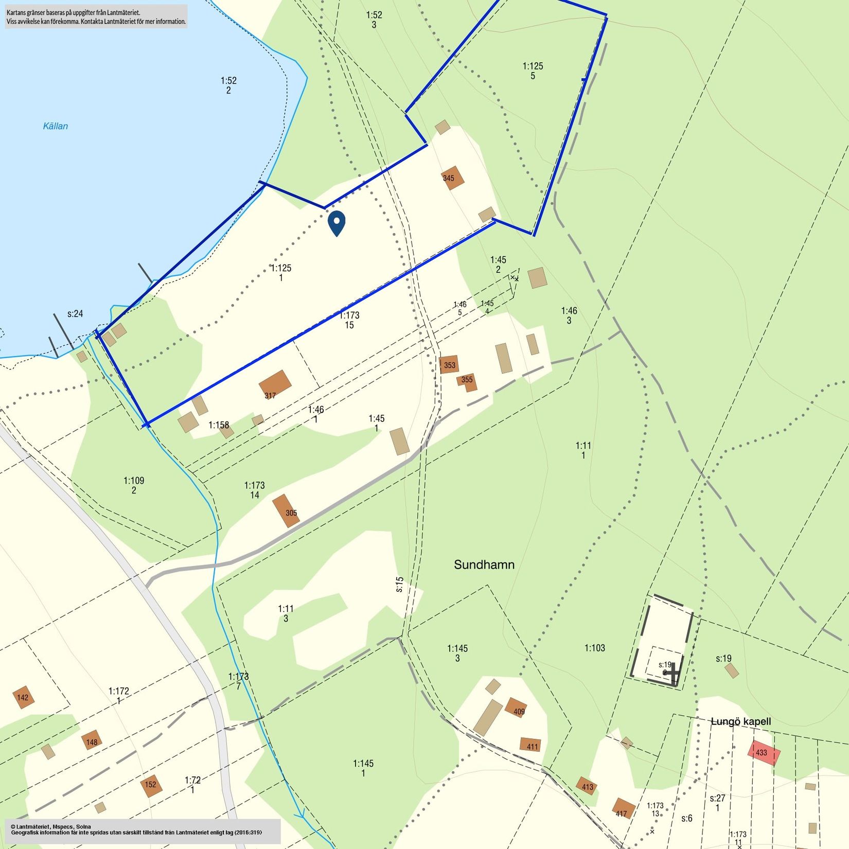 Villa, Lungön 345, Lungön, Härnösand