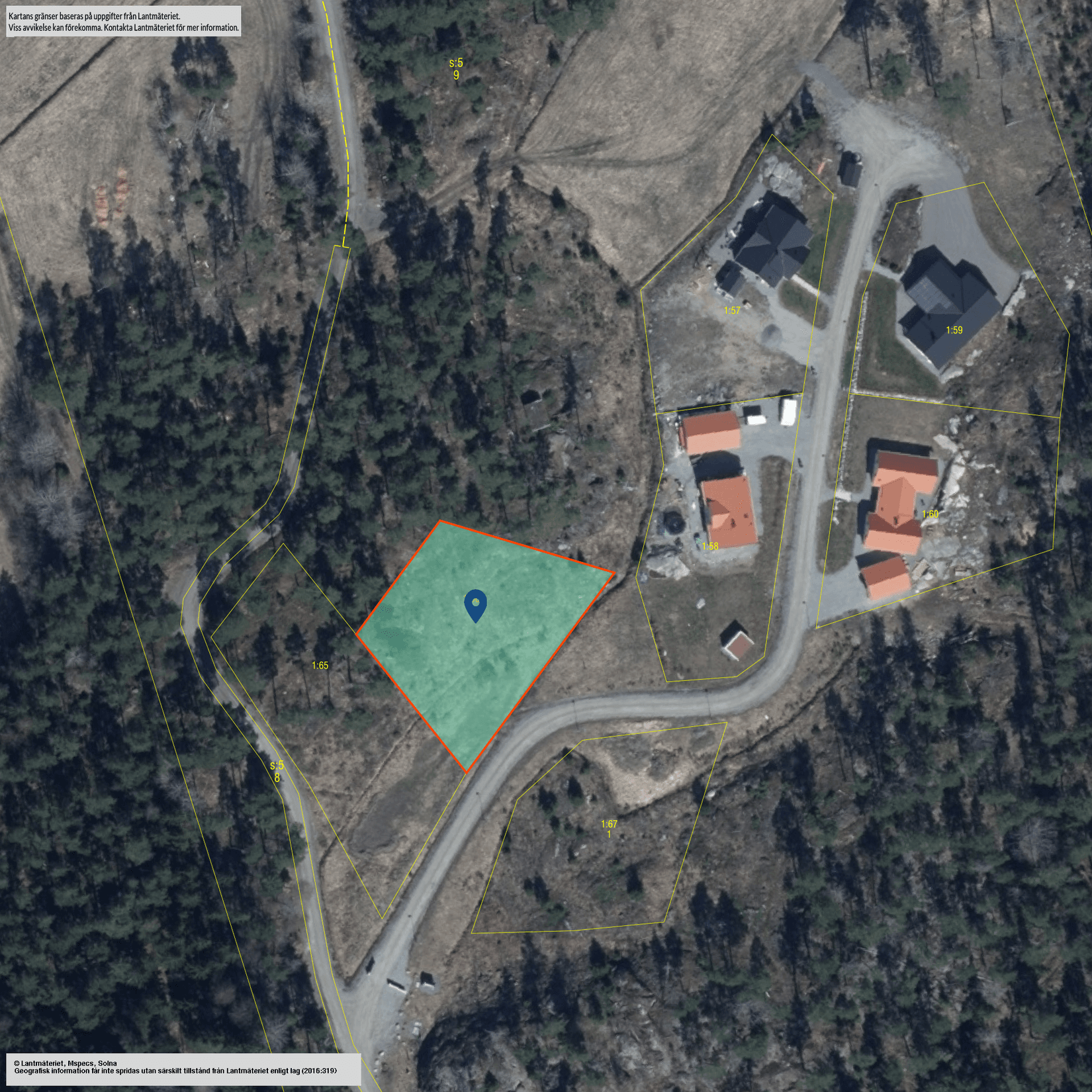 Tomt, Dalenvägen 28, Ruggsättra, Österåker