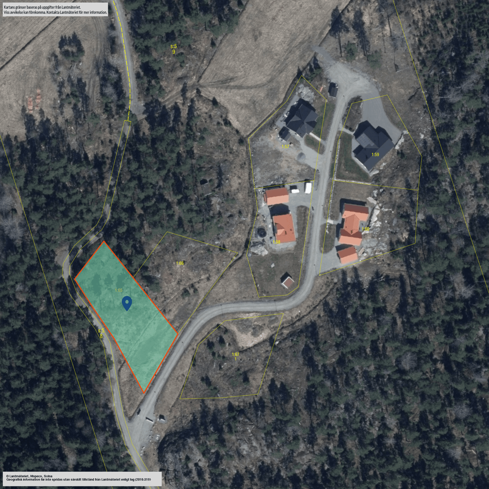 Tomt, Dalenvägen 30, Österåker