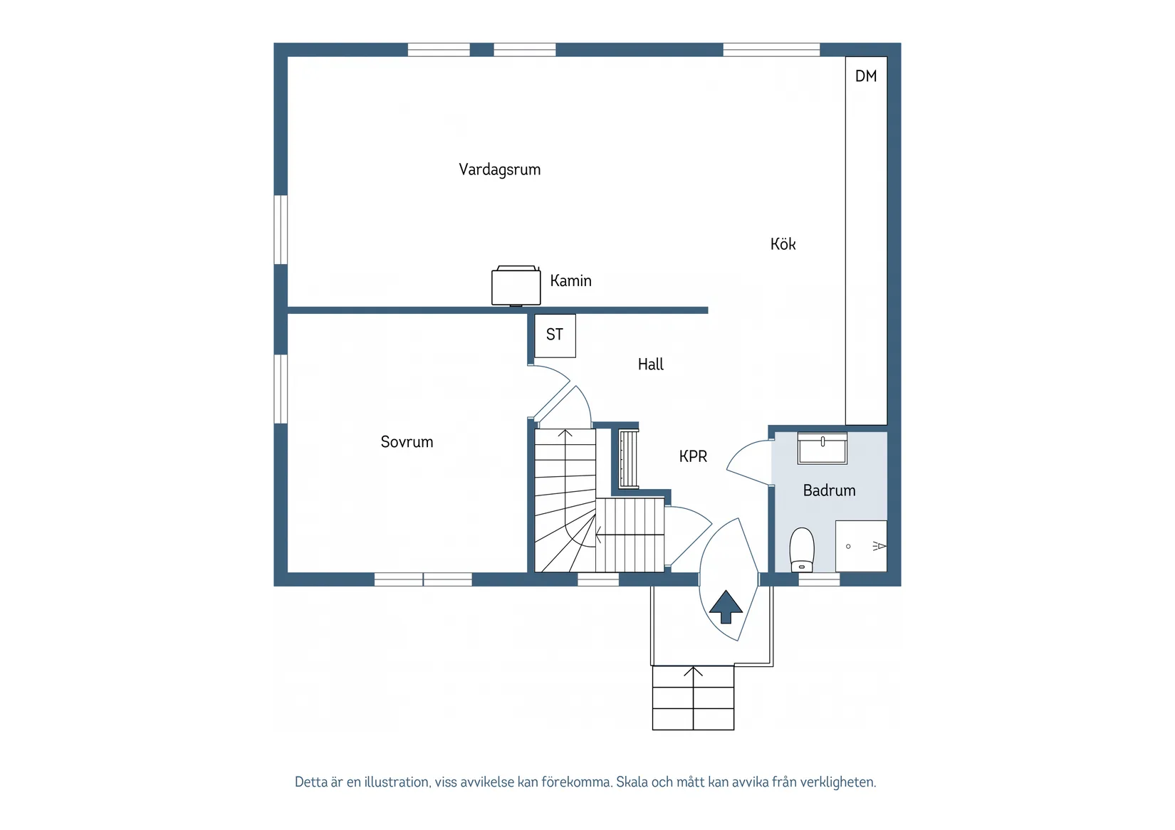 Villa, Rullstensgatan 1, Gimo, Östhammar
