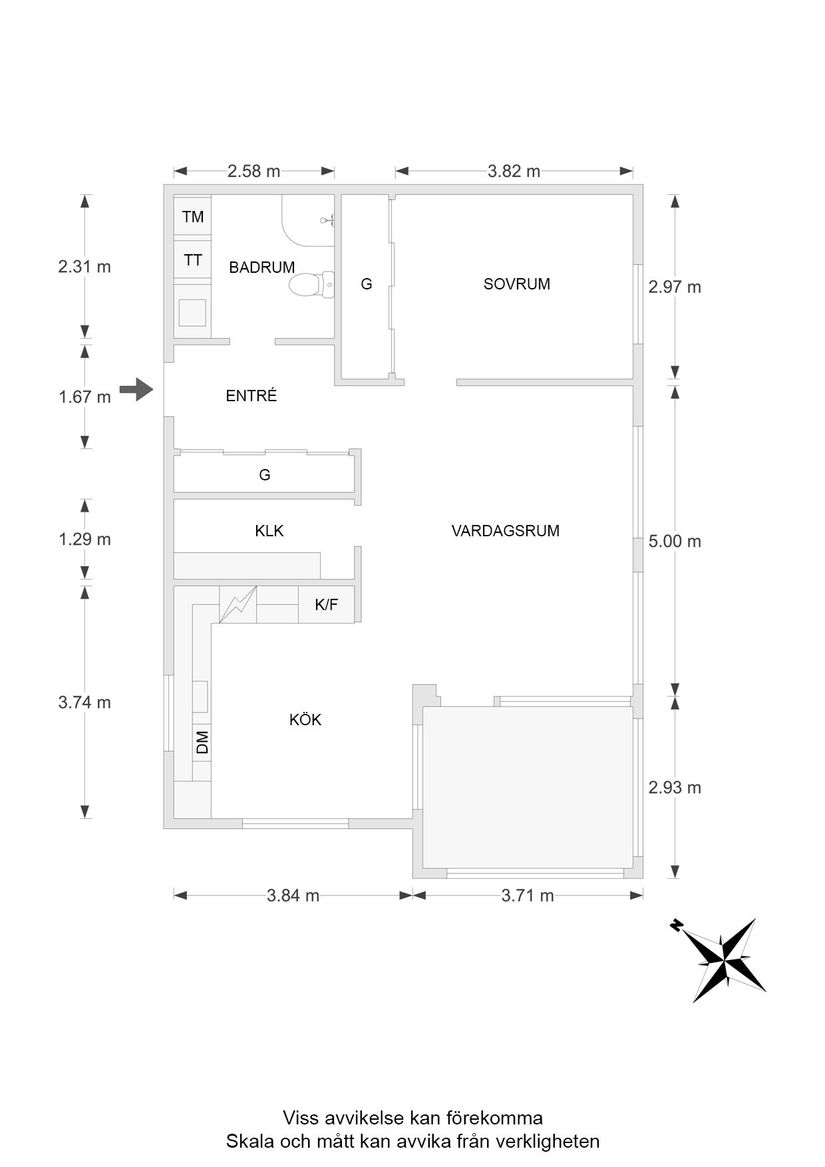 Bostadsrätt, Södra Strandvägen 32, Mjölby