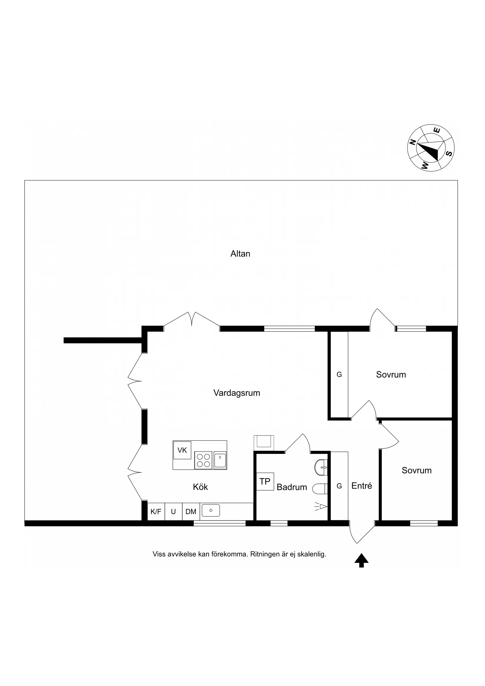 Villa, Bonnåsvägen 36, Espevik, Varberg