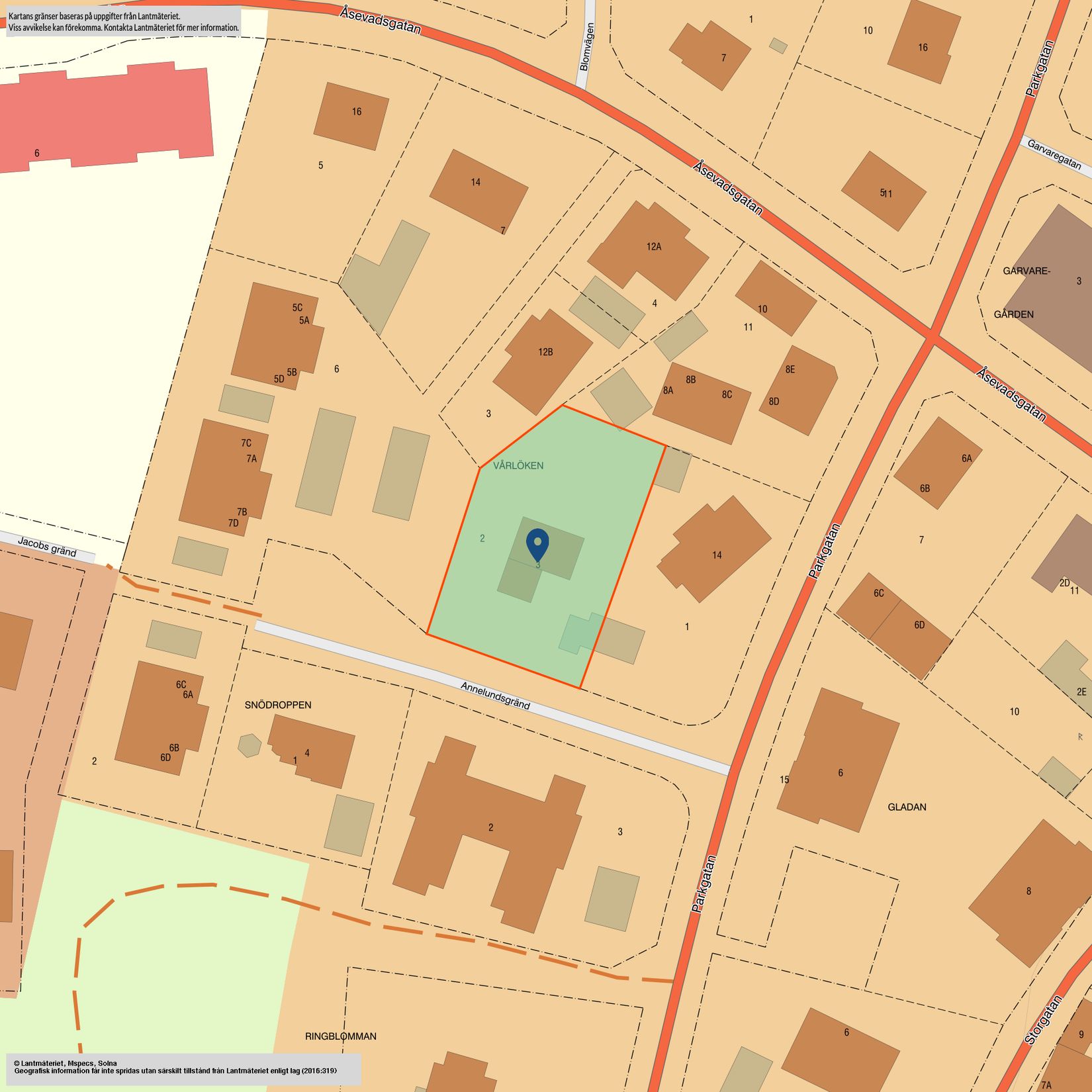 Villa, Annelundsgränd 3, Centralt, Mönsterås