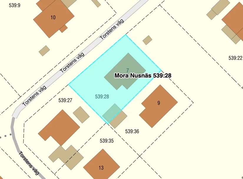 Villa, Torstens väg 7, Nusnäs, Mora