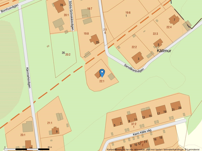 Villa, Sandåkersvägen 2, Bomhus, Gävle