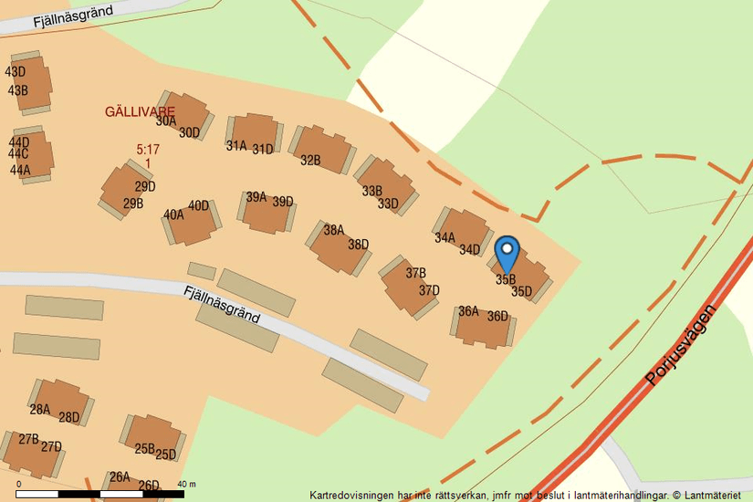 Bostadsrätt, Adress dold tillsvidare, Fjällnäs, Gällivare