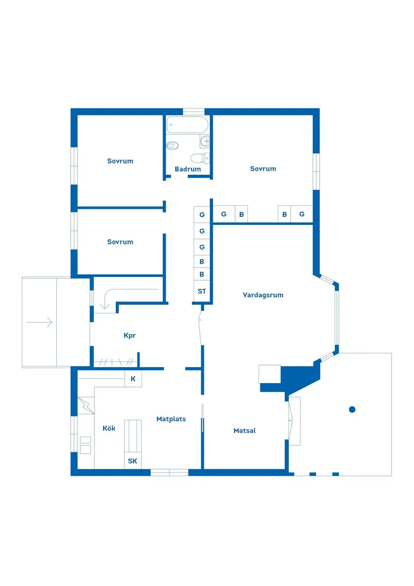 Villa, Mossgatan 6, Tratten, Oskarshamn