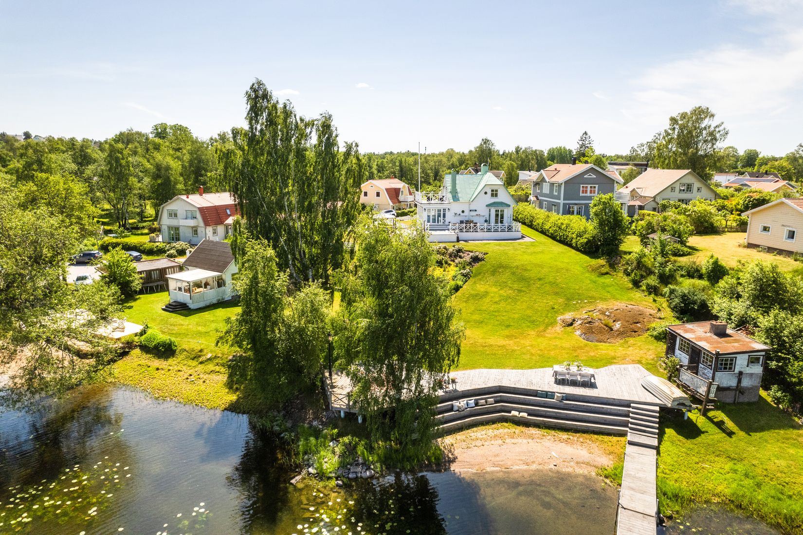 Villa, Östra Strandvägen 23 och 23b, Vendelsö Gård, Haninge