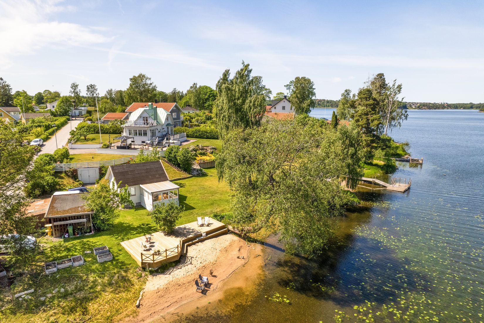 Villa, Östra Strandvägen 23 och 23b, Vendelsö Gård, Haninge