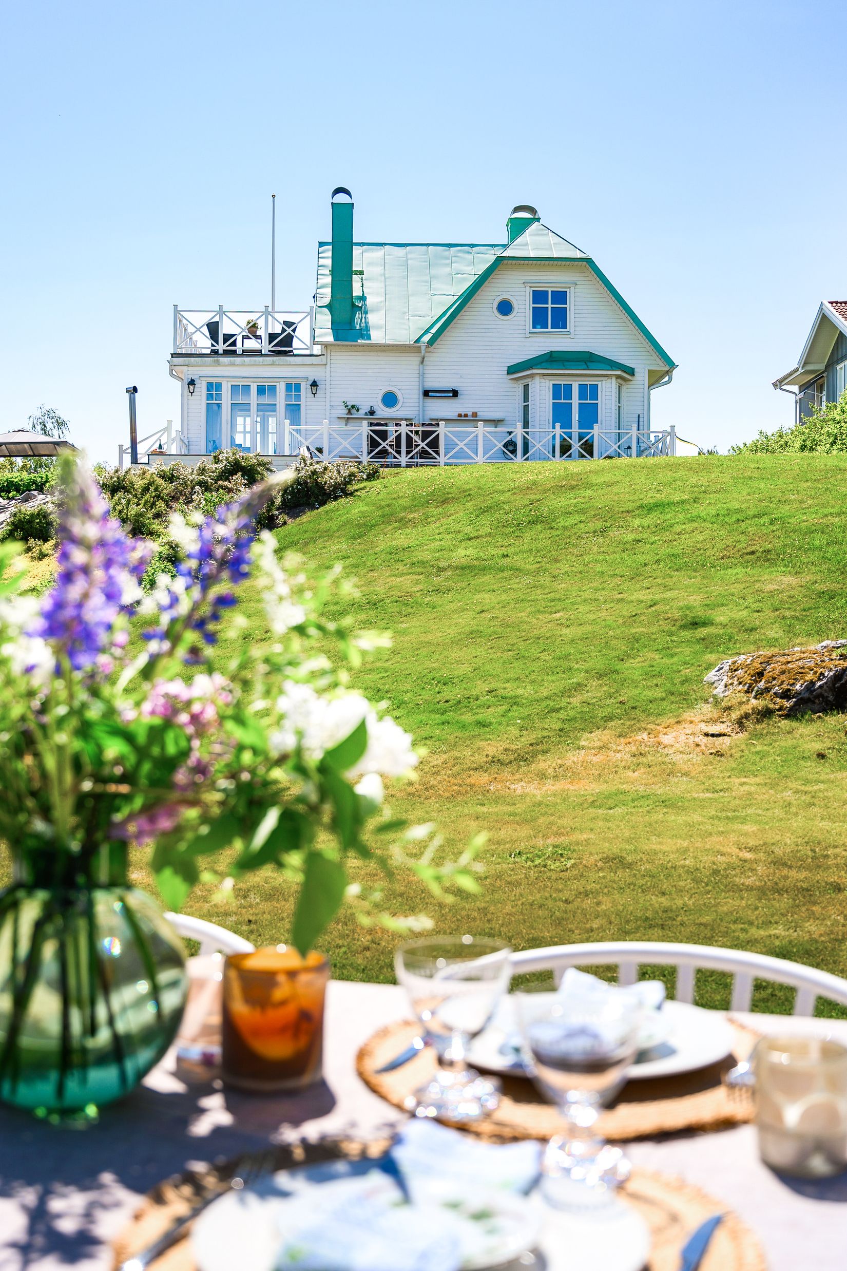Villa, Östra Strandvägen 23 och 23b, Vendelsö Gård, Haninge