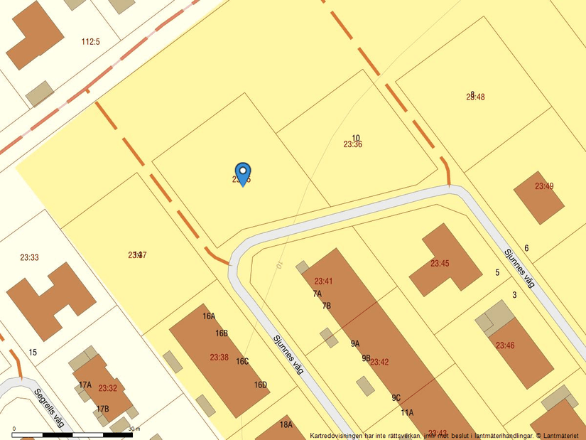 Tomt, Sjunnes väg 12, Balsby, Kristianstad