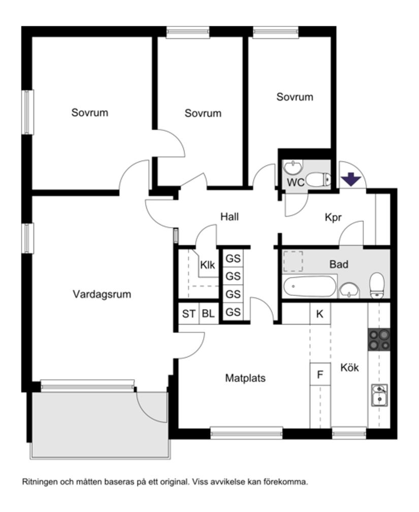 Bostadsrätt, Larmvägen 4A, Fredriksdal, Helsingborg