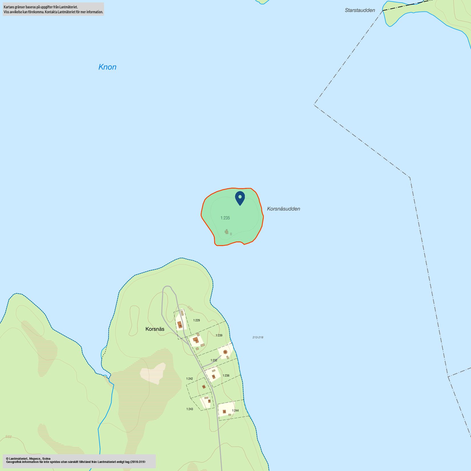 Villa, Knon Korsnäsudden, Hagfors