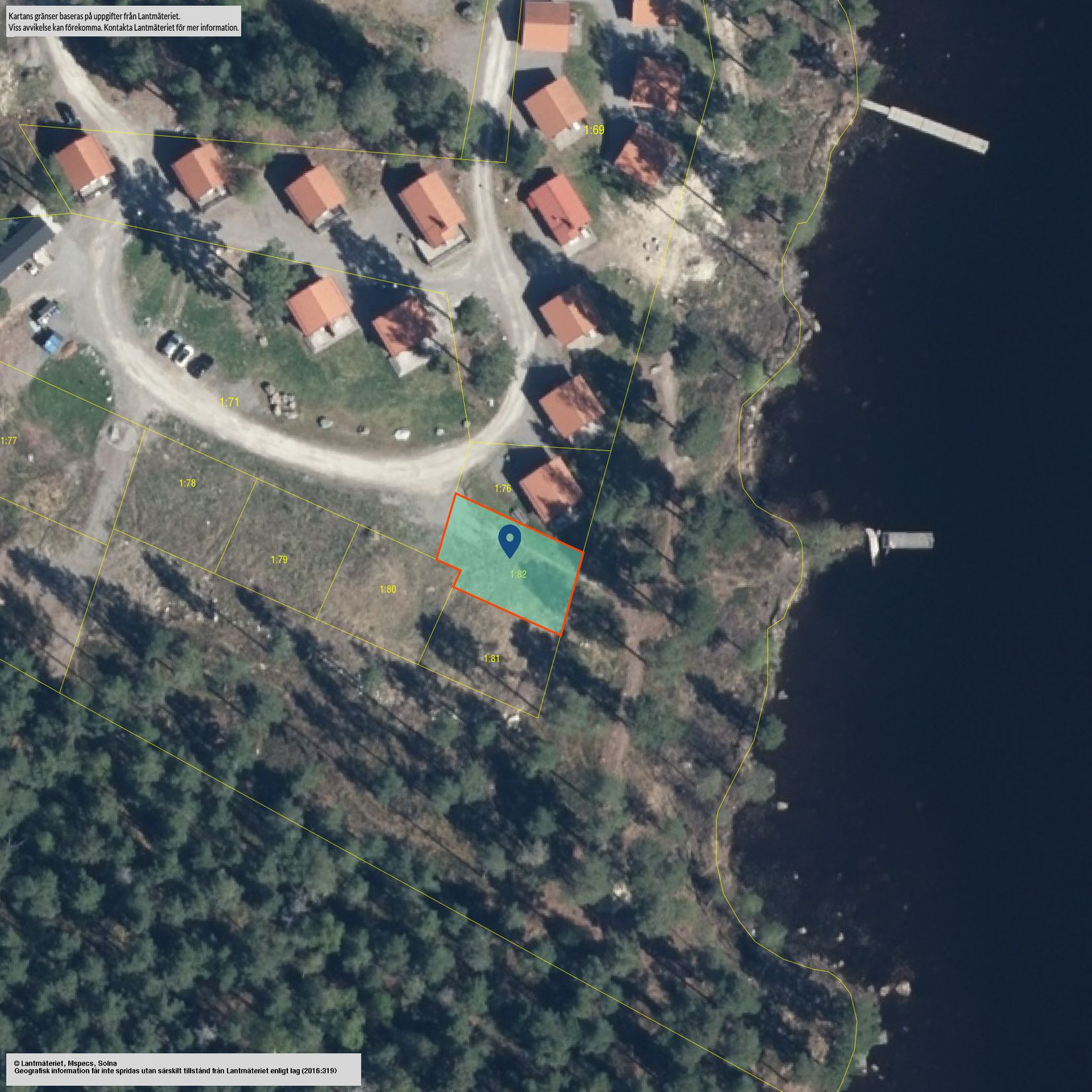 Tomt, Främby udde - Tomt 1:82, Främby udde, Falun