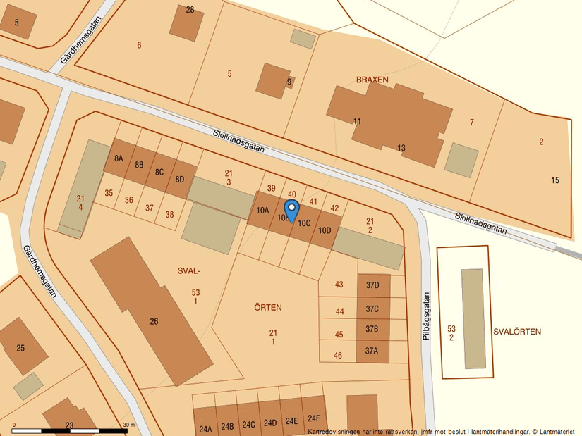 Villa, Radhus, Skillnadsgatan 10B, Lilla Edet Centrum, Lilla Edet