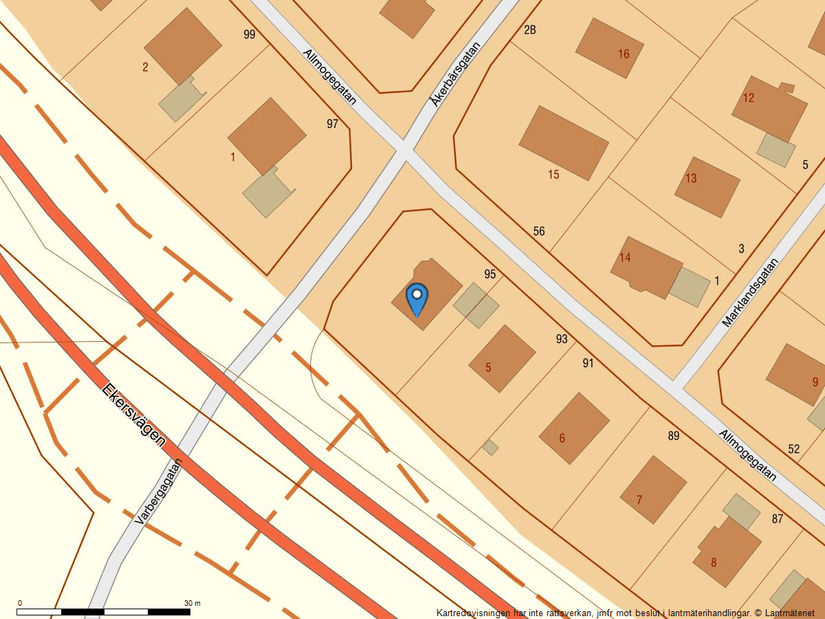 Villa, Allmogegatan 95, Nya Hjärsta, Örebro