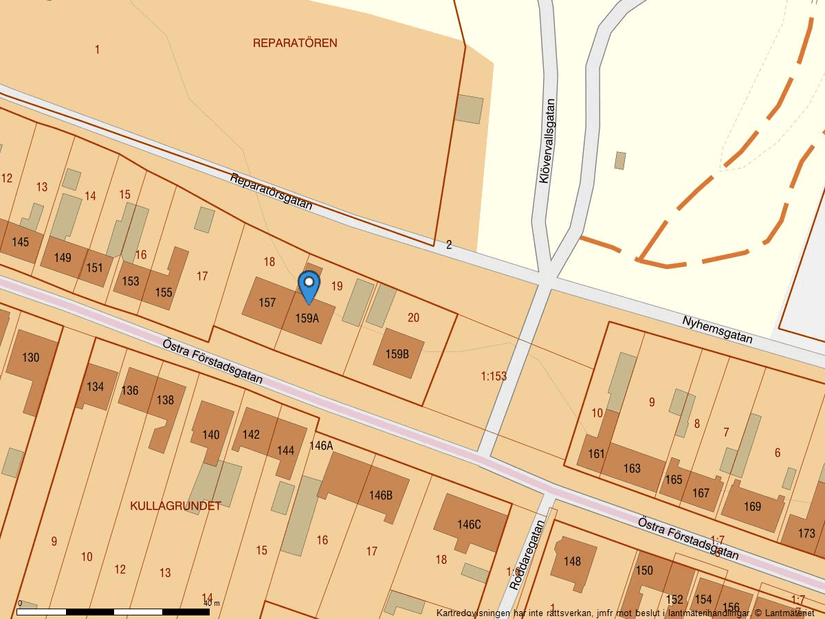 Villa, Radhus, Östra Förstadsgatan 159A, Trelleborg Öster, Trelleborg