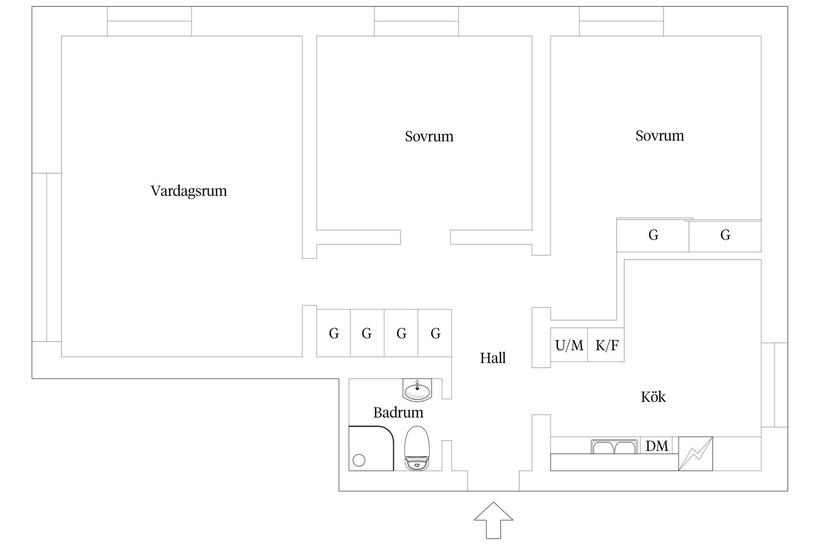 Bostadsrätt, Hornsgatan 7B, Frösön, Östersund