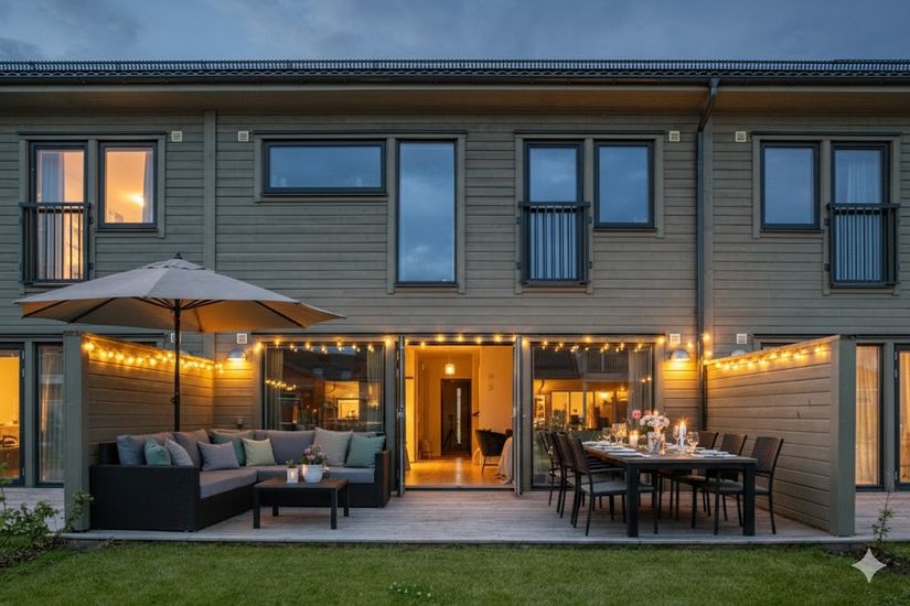 Bostadsrätt, Radhus, Lia Nils väg 14B, Glommen, Falkenberg