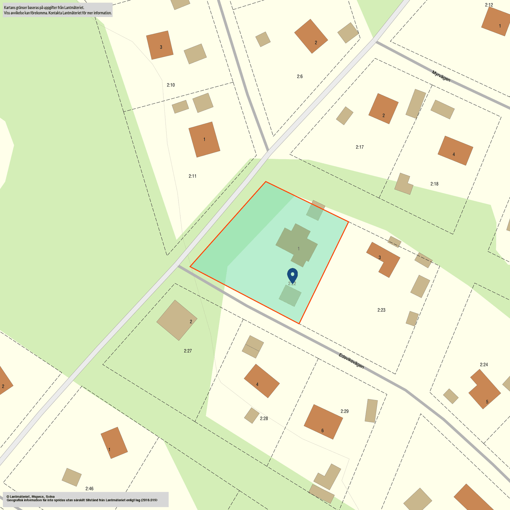 Fritidshus, Edsviksvägen 1, Hjälmsätters Fritidshusområde, Katrineholm