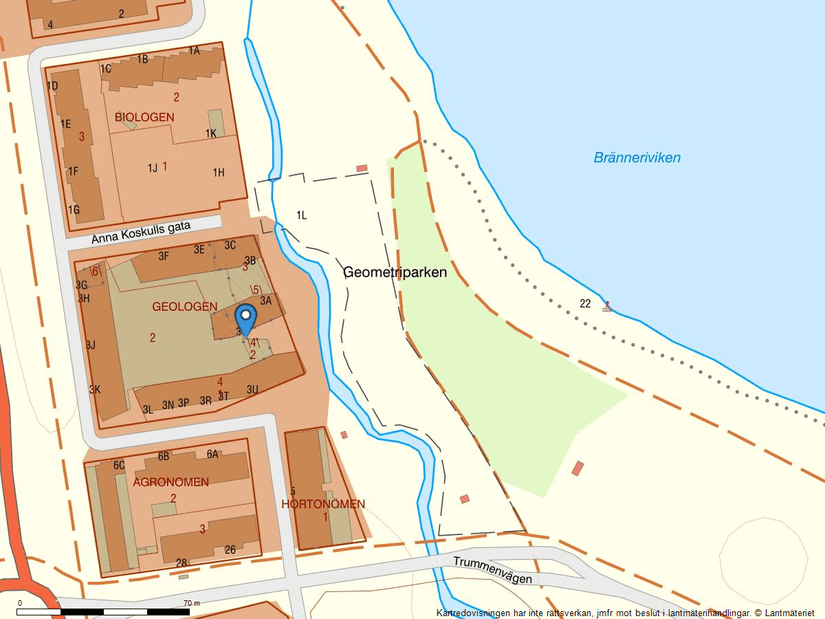 Bostadsrätt, Anna Koskulls gata 3V, Trummens Strand, Växjö