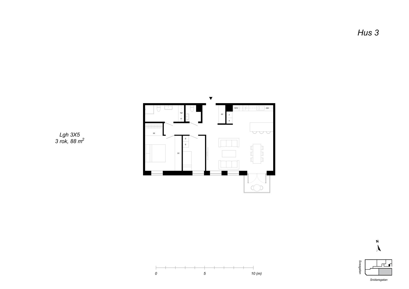 Bostadsrätt, Snidaregatan 5, Centrum, Varberg