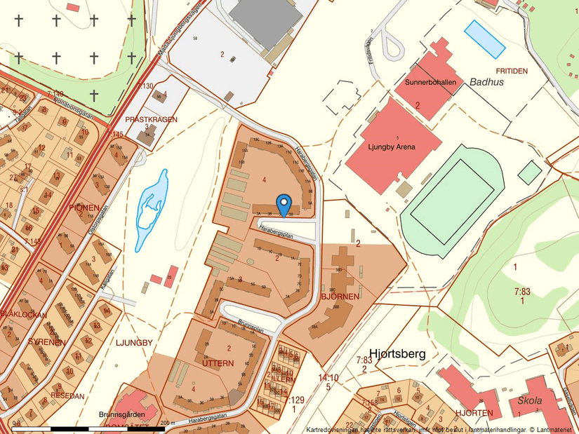 Bostadsrätt, Harabergsplan 3C, Centralt, Ljungby