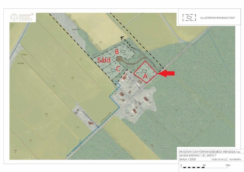 Tomt, Sanda Bjästavs 110, Tomt A, Sanda - Västra Gotland, Gotland