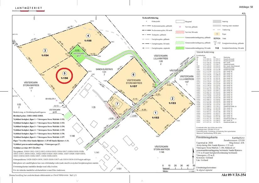 Tomt, Västergarn Stora Mafrids 571, Västergarn, Gotland