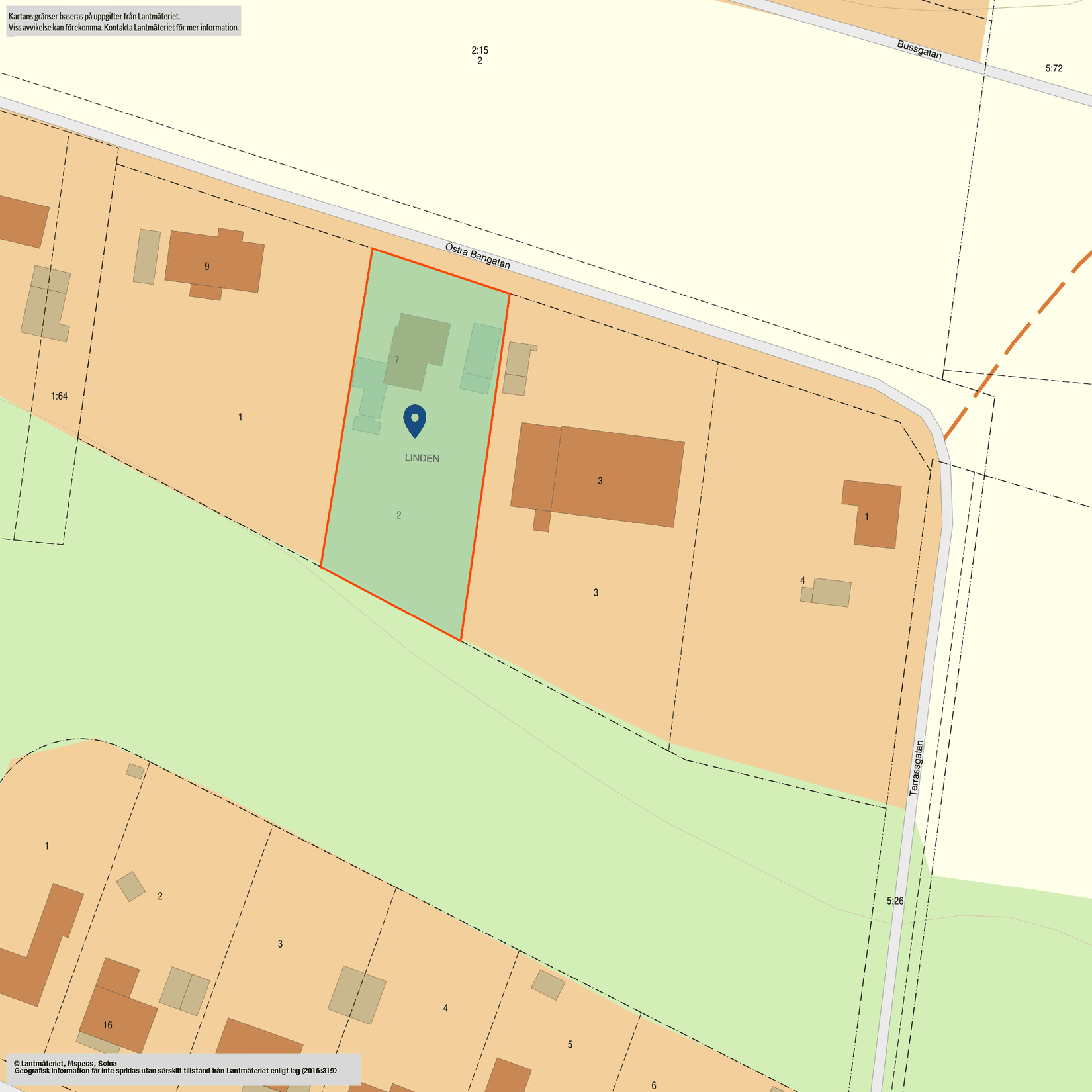 Villa, Östra Bangatan 7, Sjöbo