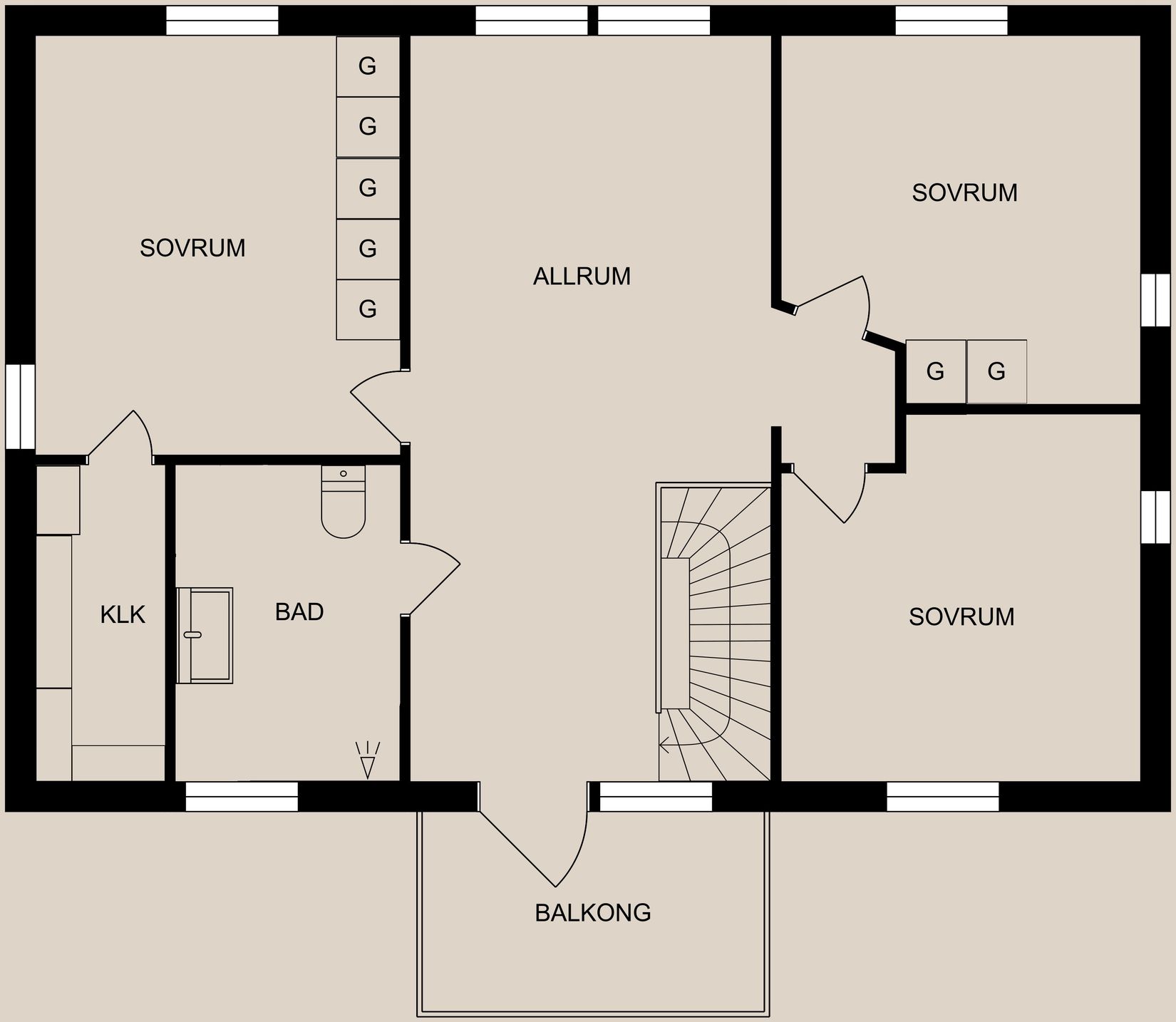 Villa, Korngatan 12, Rambodal, Norrköping