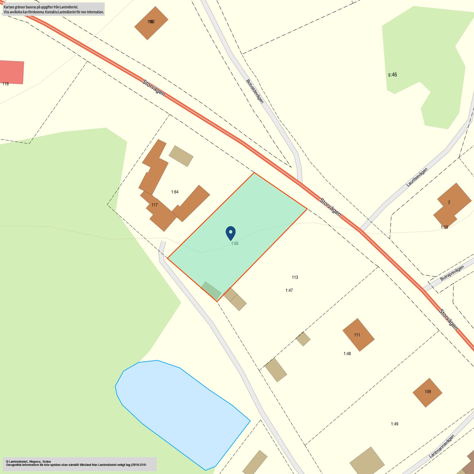 Tomt, Storvägen 115, Ljugarn - Östra Gotland, Gotland