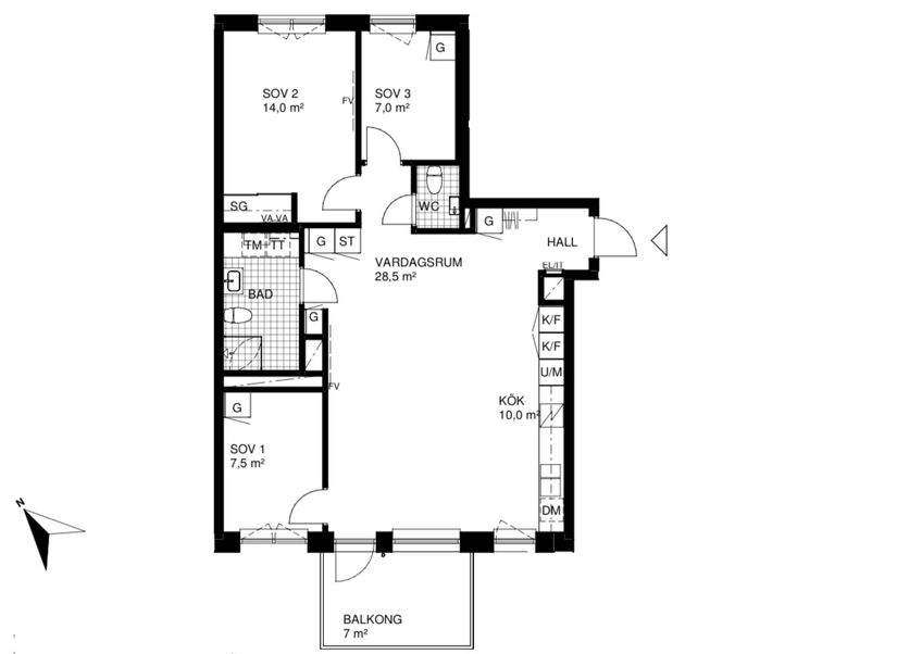 Bostadsrätt, Stationsmästargatan 2, Skälby Barkarby, Järfälla