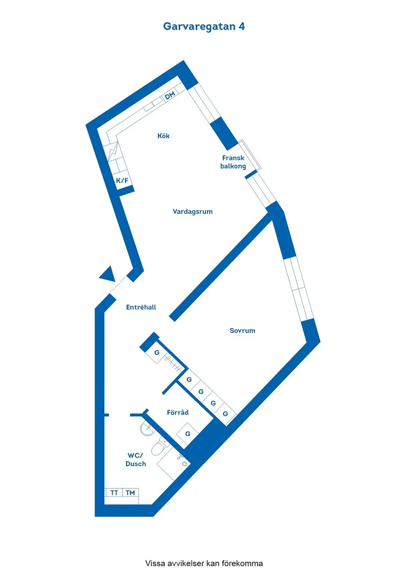 Bostadsrätt, Garvaregatan 4B, Centralt, Norrköping