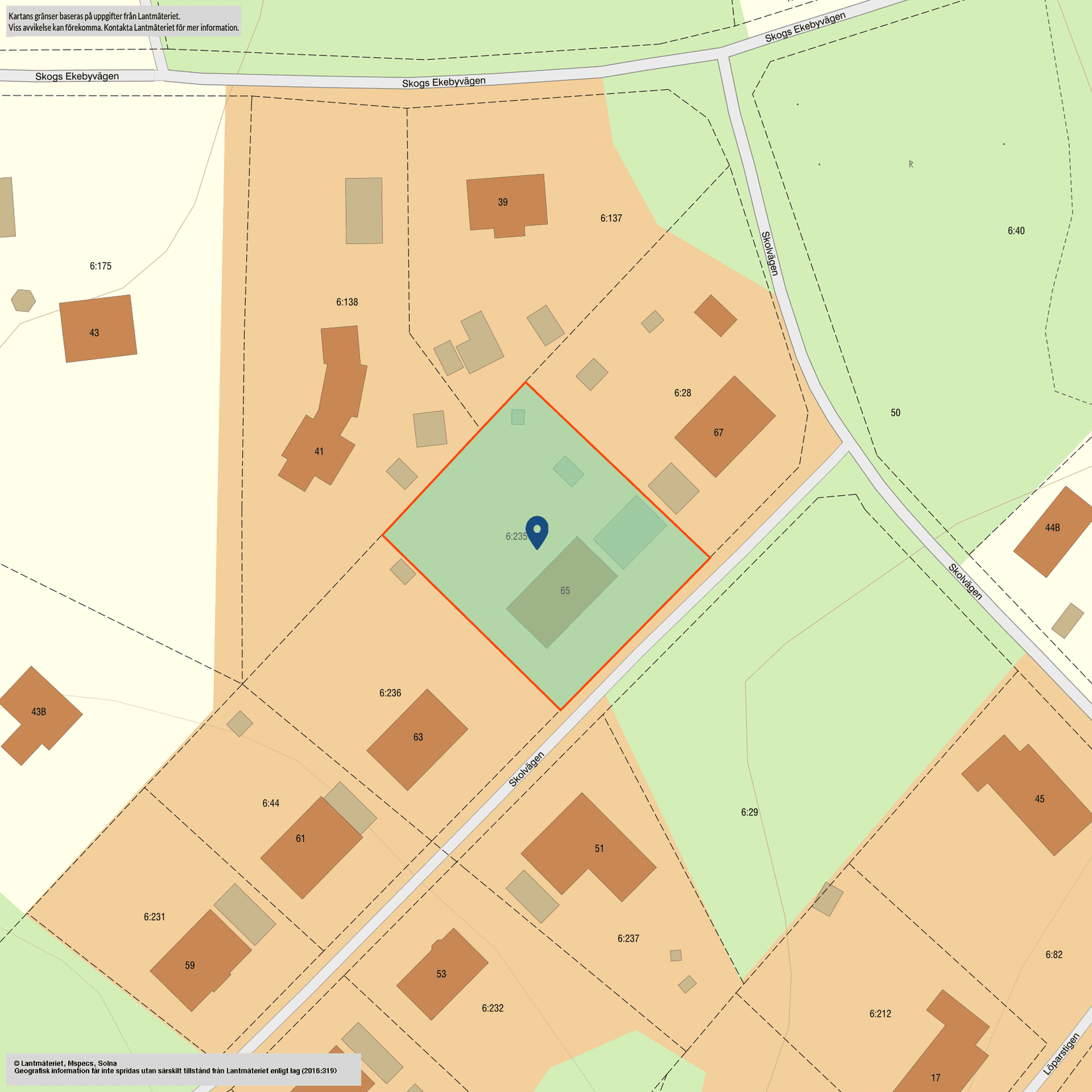Villa, Skolvägen 65, Haninge