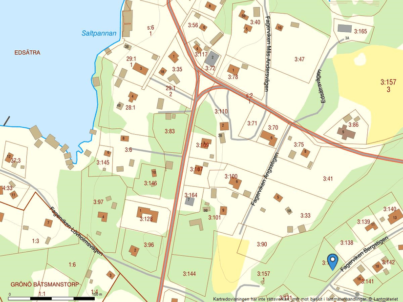 Tomt, Fagerviken Bergstigen, Hållnäs, Tierp