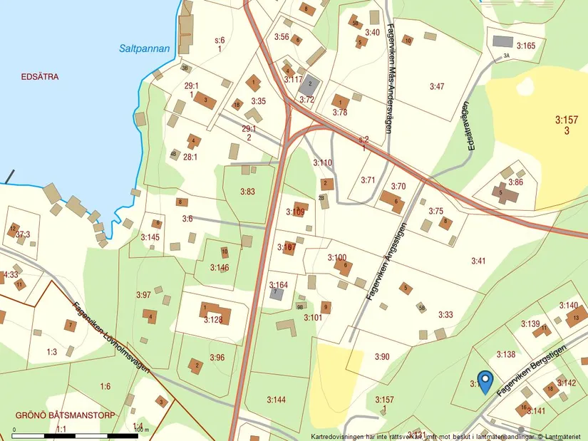 Tomt, Fagerviken Bergstigen, Hållnäs, Tierp