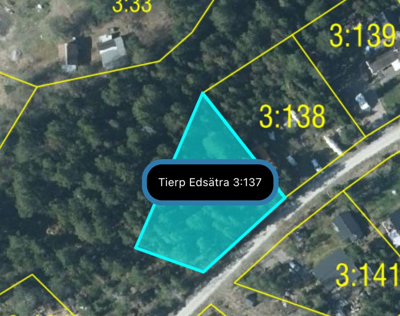 Tomt, Fagerviken Bergstigen, Hållnäs, Tierp