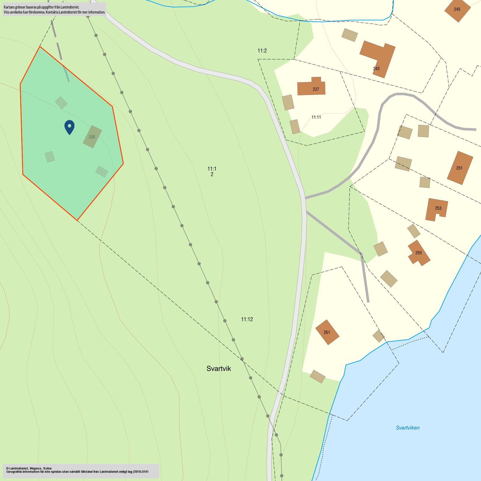 Fritidshus, Svartvik 230, Svartvik, Härnösand