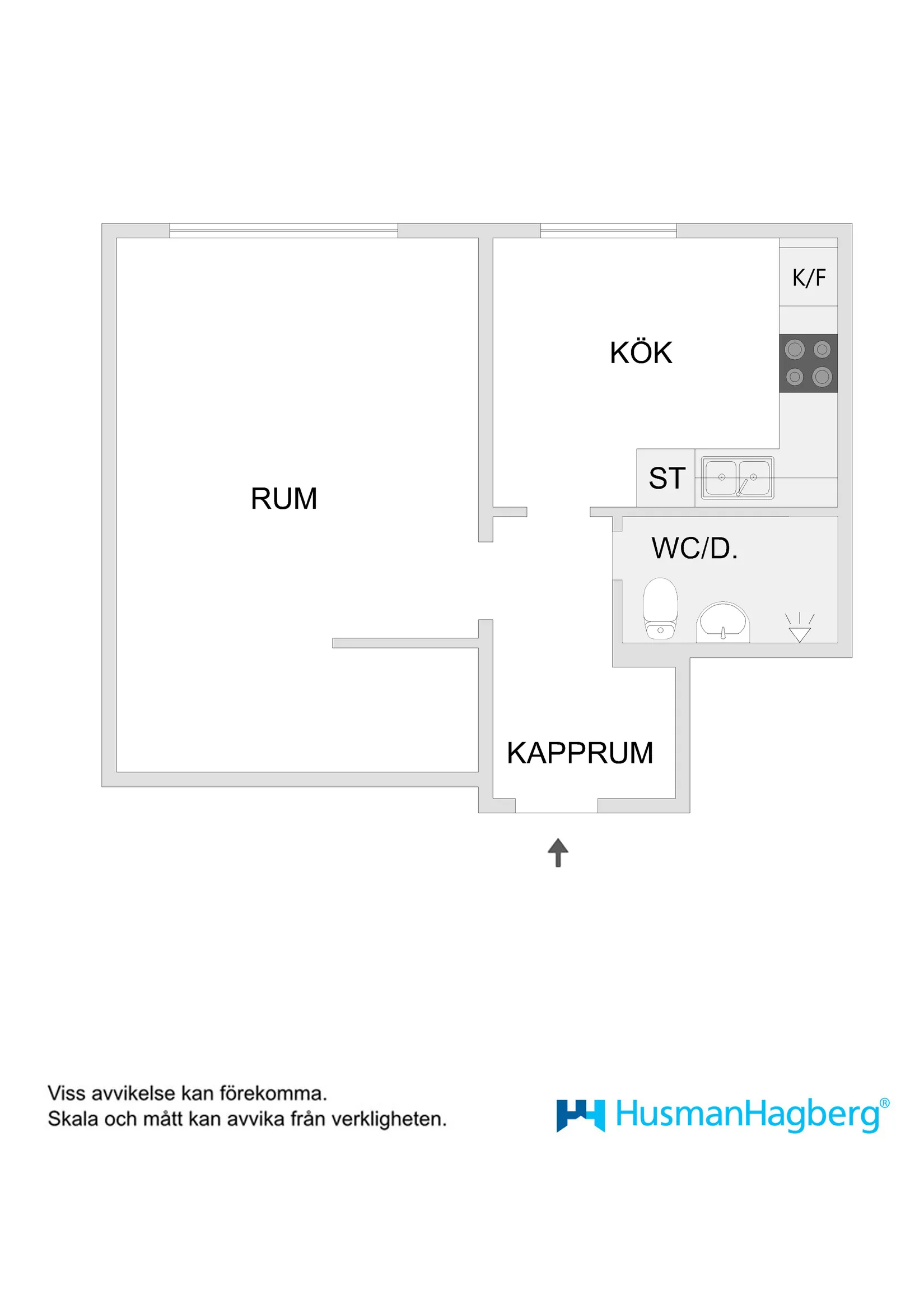 Bostadsrätt, Kråkbärsvägen 1F, Böleäng, Umeå