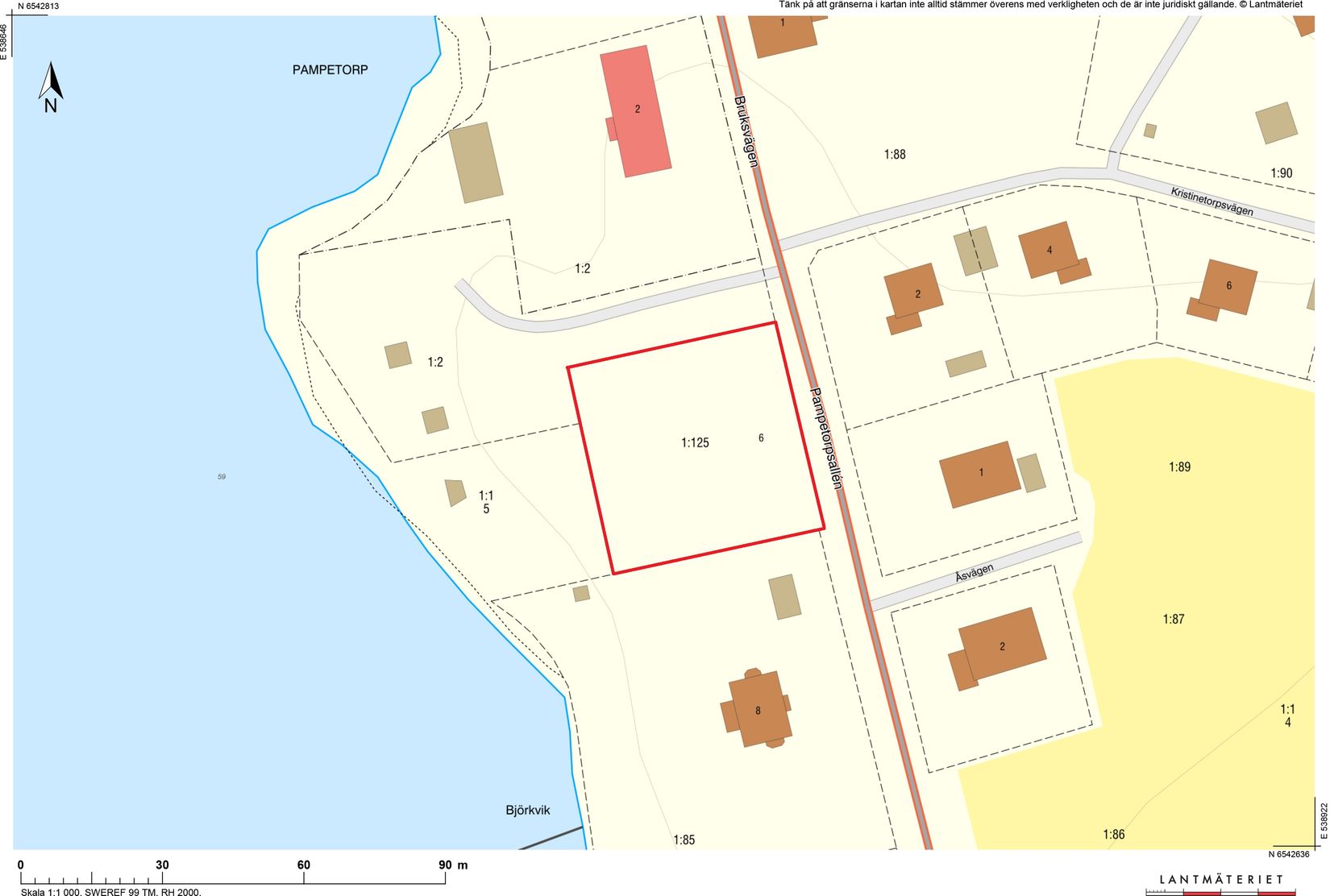 Tomt, Pampetorpsallén 6, Högsjö, Vingåker