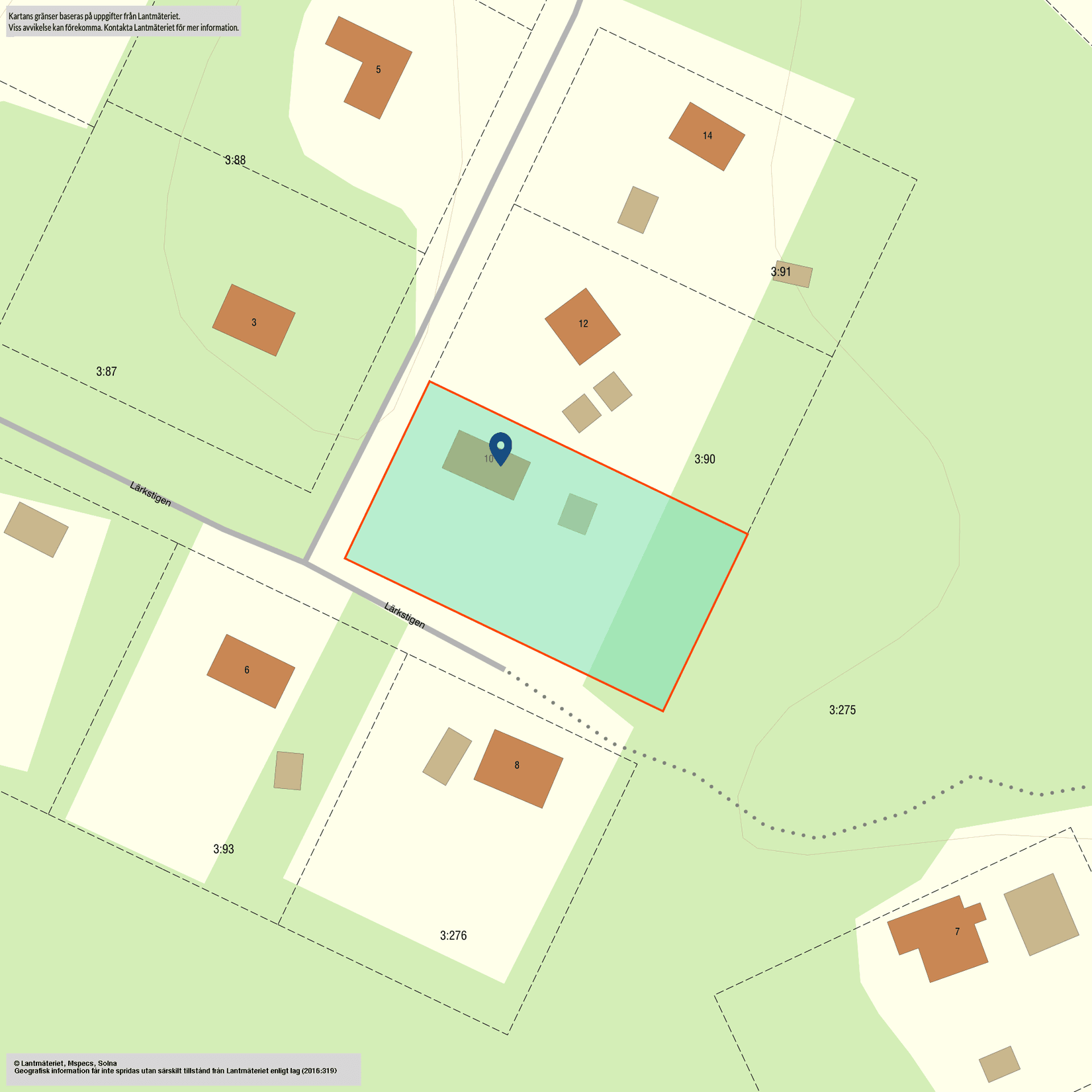 Villa, Lärkstigen 10, Bränntorp, Finspång